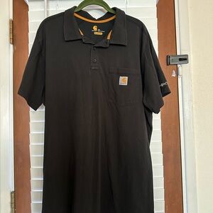 Carhartt Men's Polo Shirt in Black